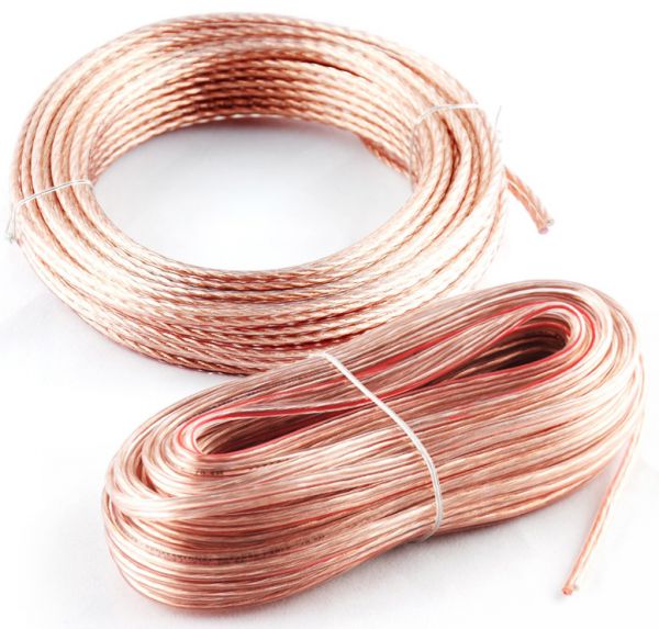 Кабель Kicx SCC-1412 Акустический кабель, 14AWG, 12м, прозрачный
