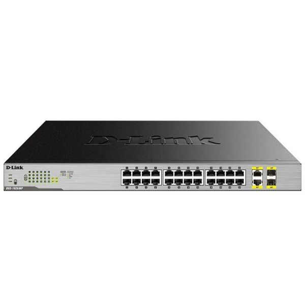 Коммутатор D-link DGS-1026MP 26x1000 Мбит/сек, 100 Мбит/сек, неуправляемый /A1A